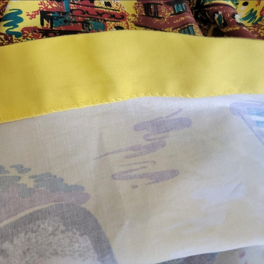 PinUp Girl Yellow Couture 3X Retired Venice Print Jenny Pug Skirt - Picture 11 of 15
